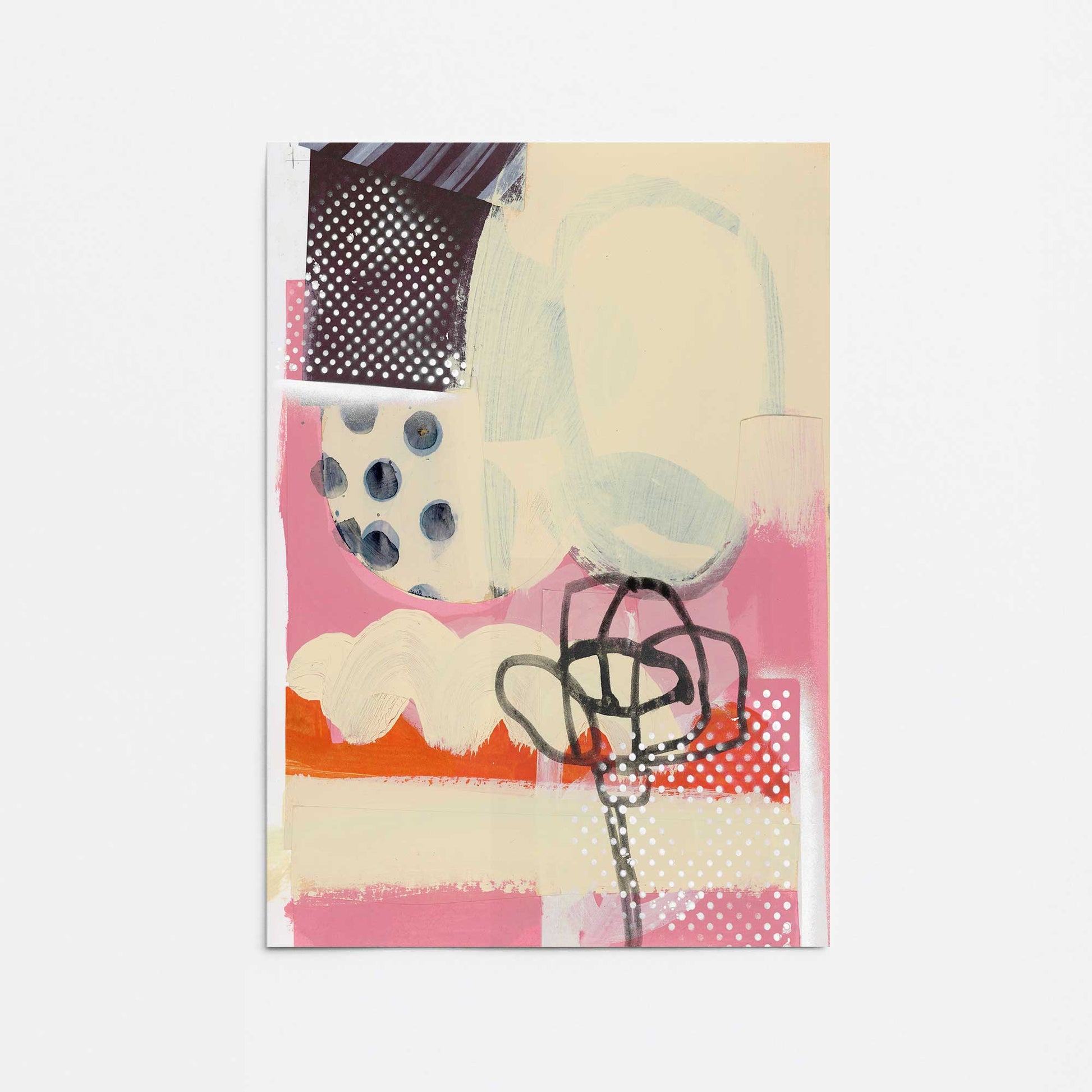 [Color:Rolled Print], Picture of close up of art