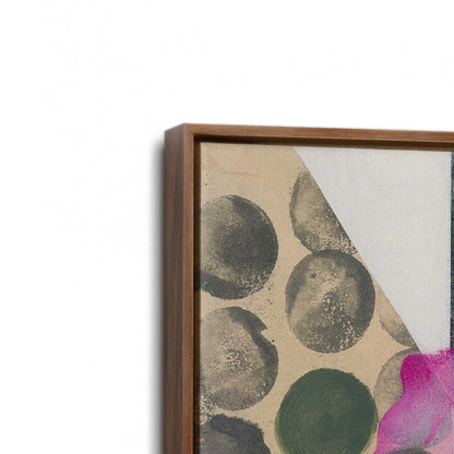 [Color:Walnut], Picture of art in a Walnut frame at an angle