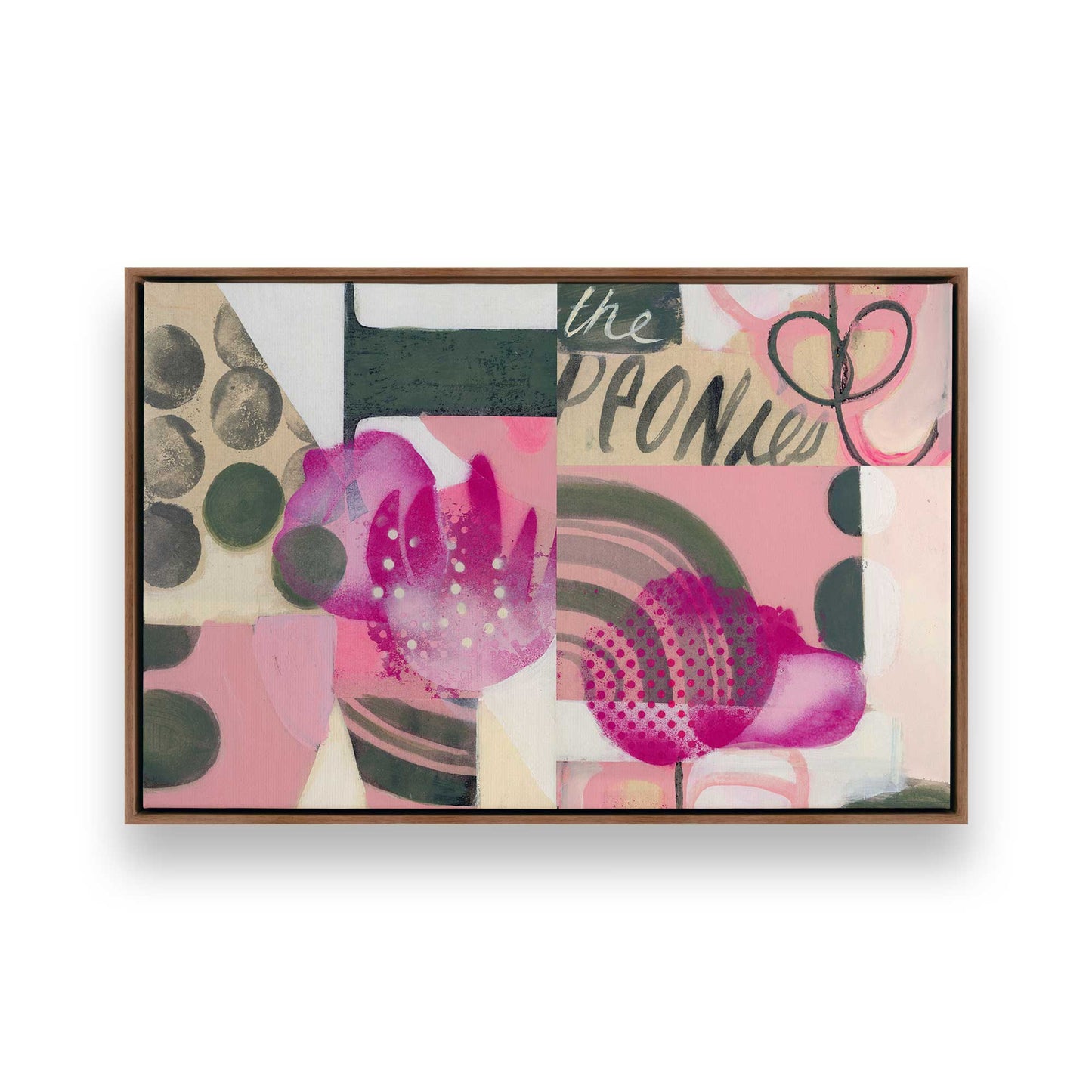 [Color:Walnut], Picture of art in a Walnut frame