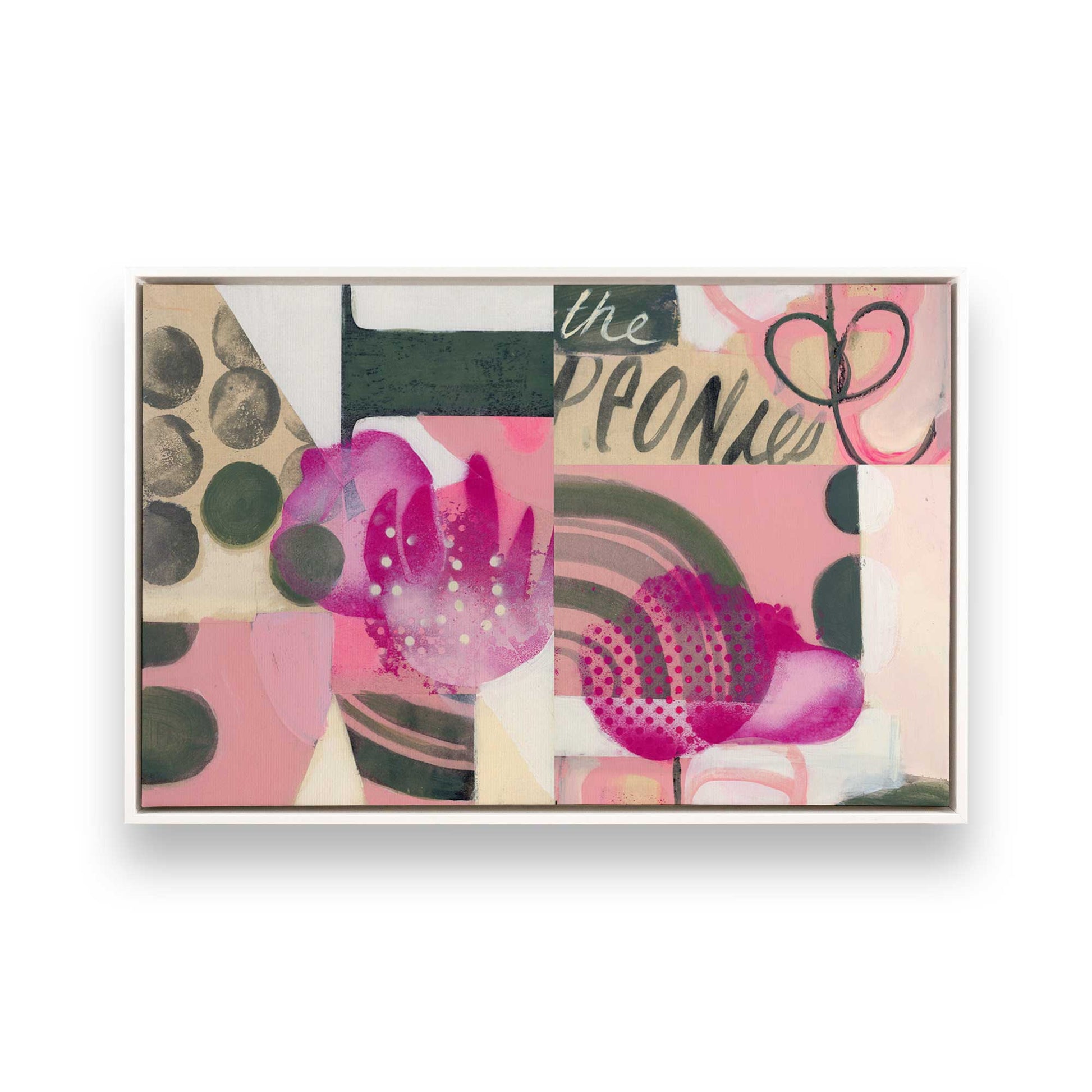 [Color:Opaque White], Picture of art in a White frame
