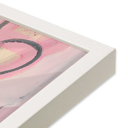 [Color:Opaque White], Picture of art in a Opaque White frame at an angle