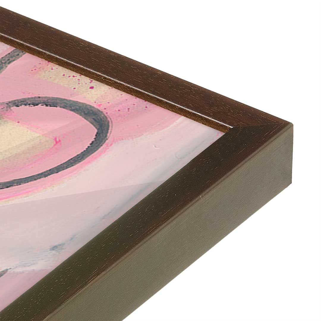 [Color:Belvinder Brown], Picture of art in a Belvinder Brown frame at an angle
