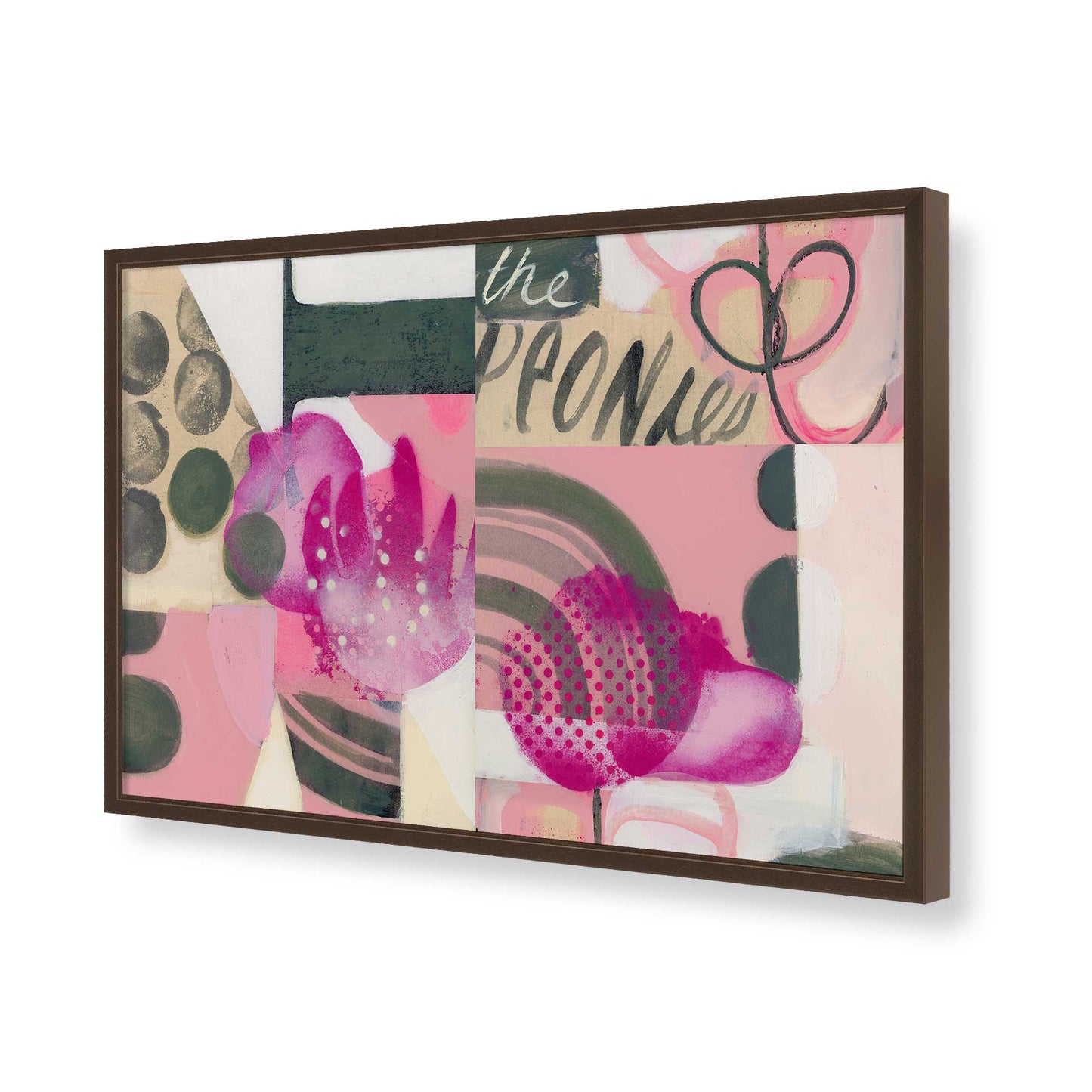 [Color:Belvinder Brown], Picture of art in a Belvinder Brown frame of the corner