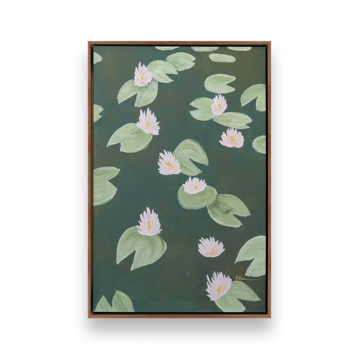 [Color:Walnut], Picture of art in a Walnut frame
