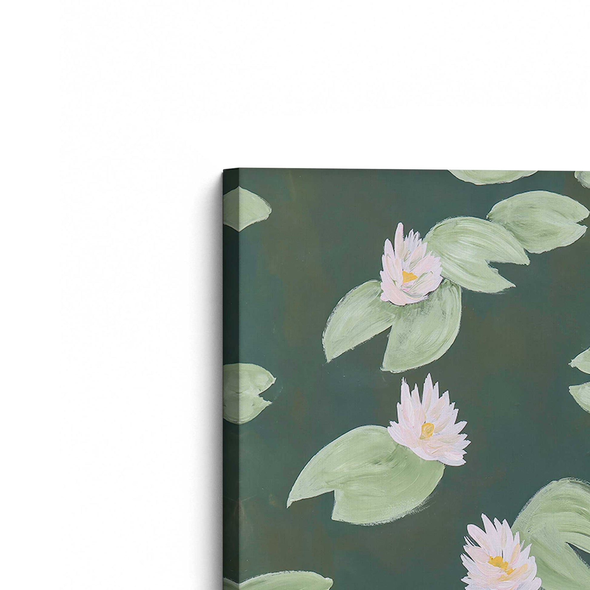 [Color:Stretched Canvas], Picture of the corner of the art