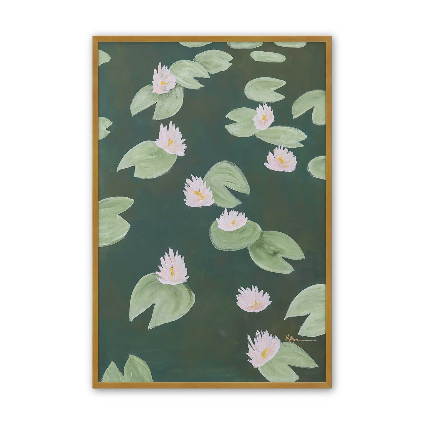 [Color:Polished Gold], Picture of art in a Polished Gold frame