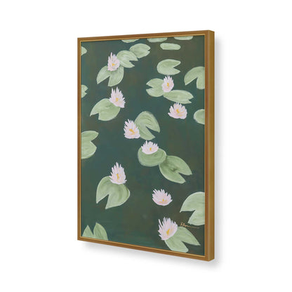 [Color:Polished Gold], Picture of art in a Polished Gold frame of the corner
