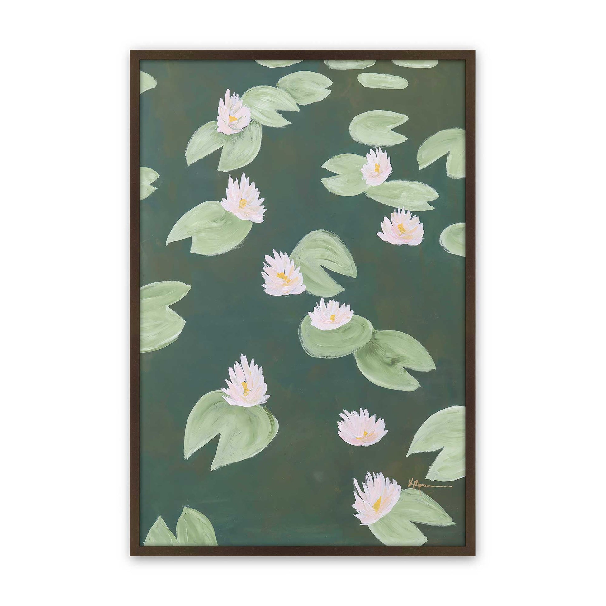 [Color:Belvinder Brown], Picture of art in a Belvinder Brown frame