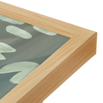 [Color:American Maple], Picture of art in a American Maple frame at an angle