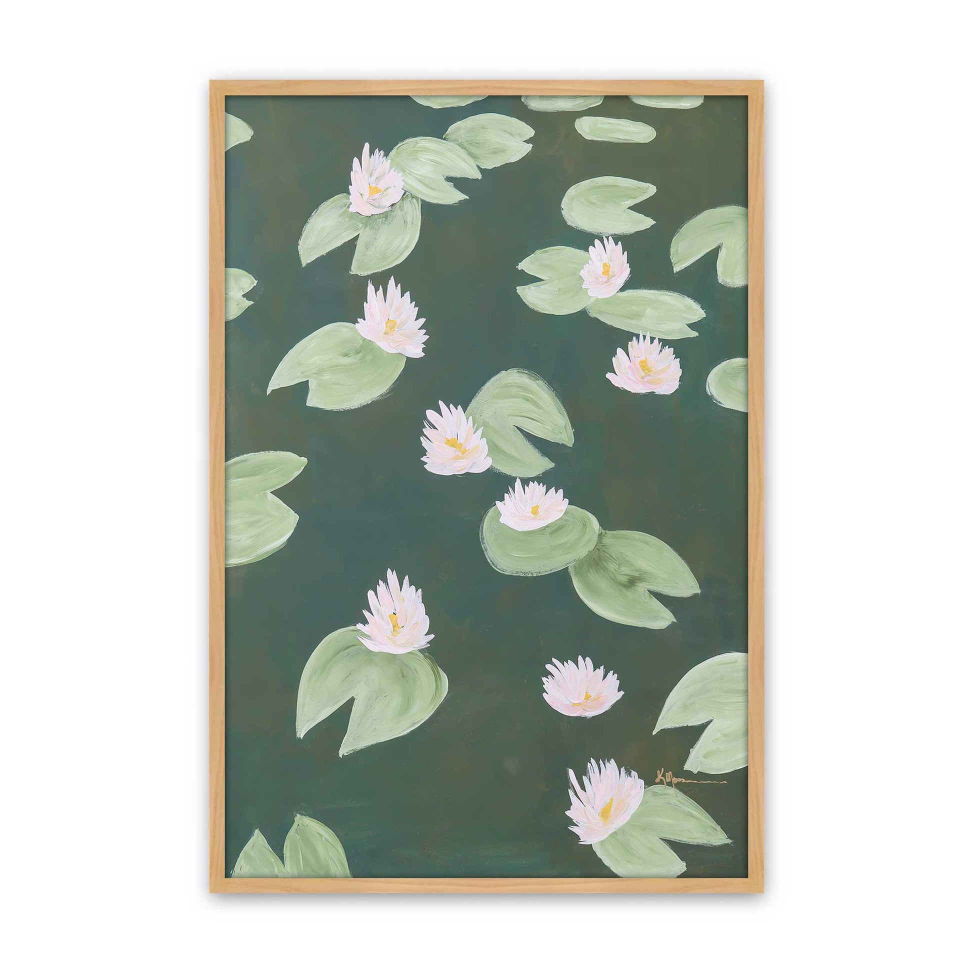 [Color:American Maple], Picture of art in a American Maple frame