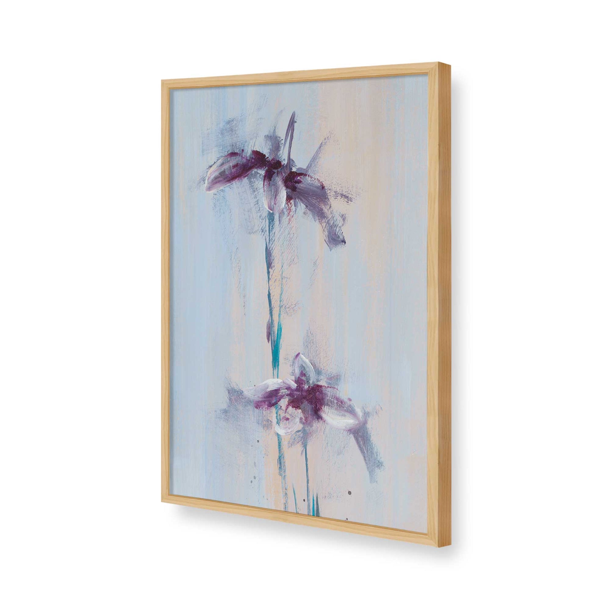 [Color:American Maple], Picture of art in a American Maple frame of the corner