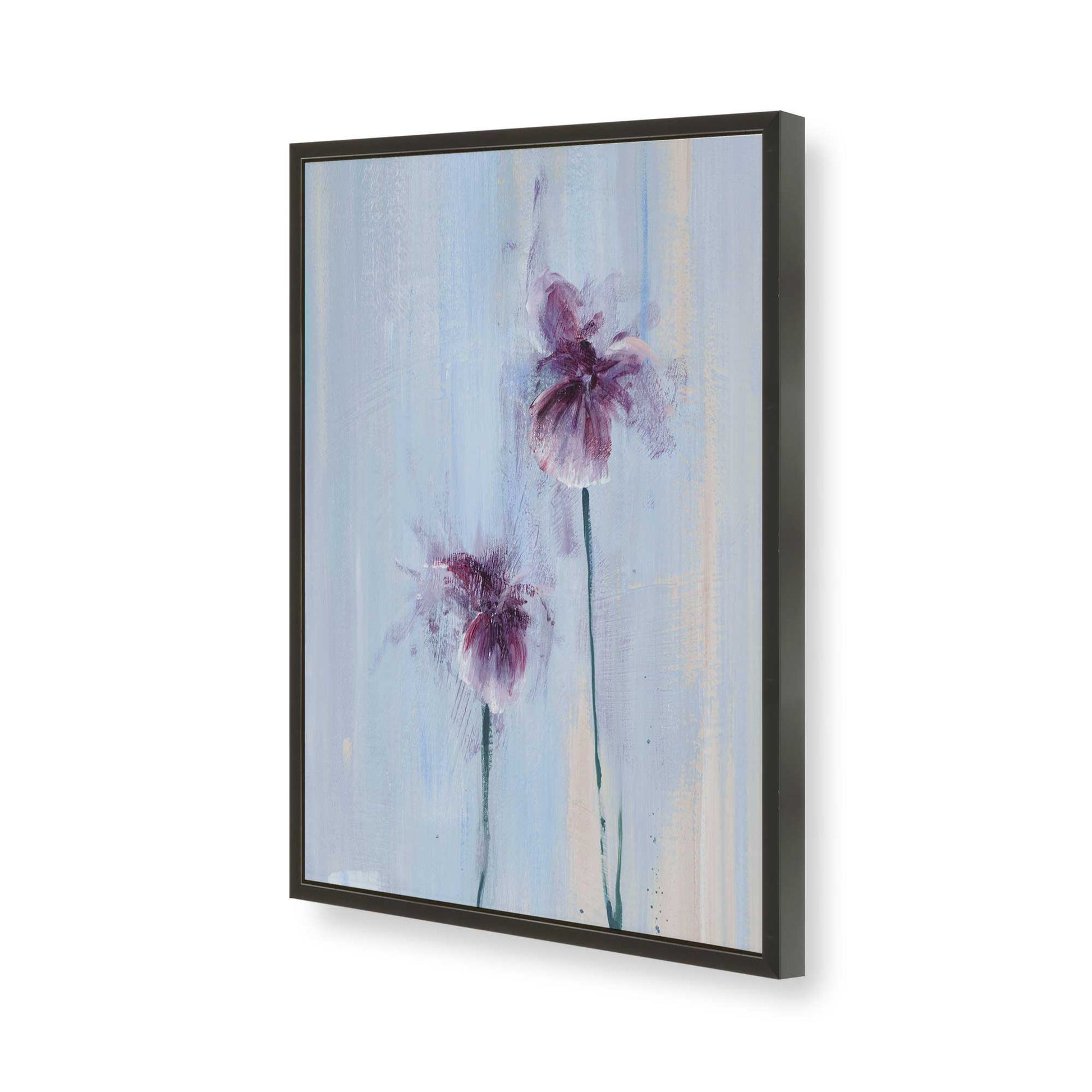 [Color:Satin Black], Picture of art in a Satin Black frame of the corner