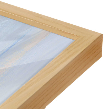 [Color:American Maple], Picture of art in a American Maple frame at an angle