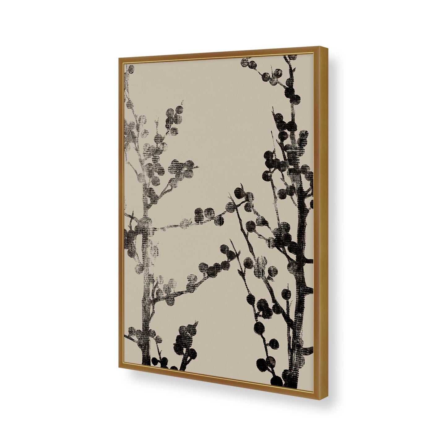 [Color:Polished Gold], Picture of art in a Polished Gold frame of the corner