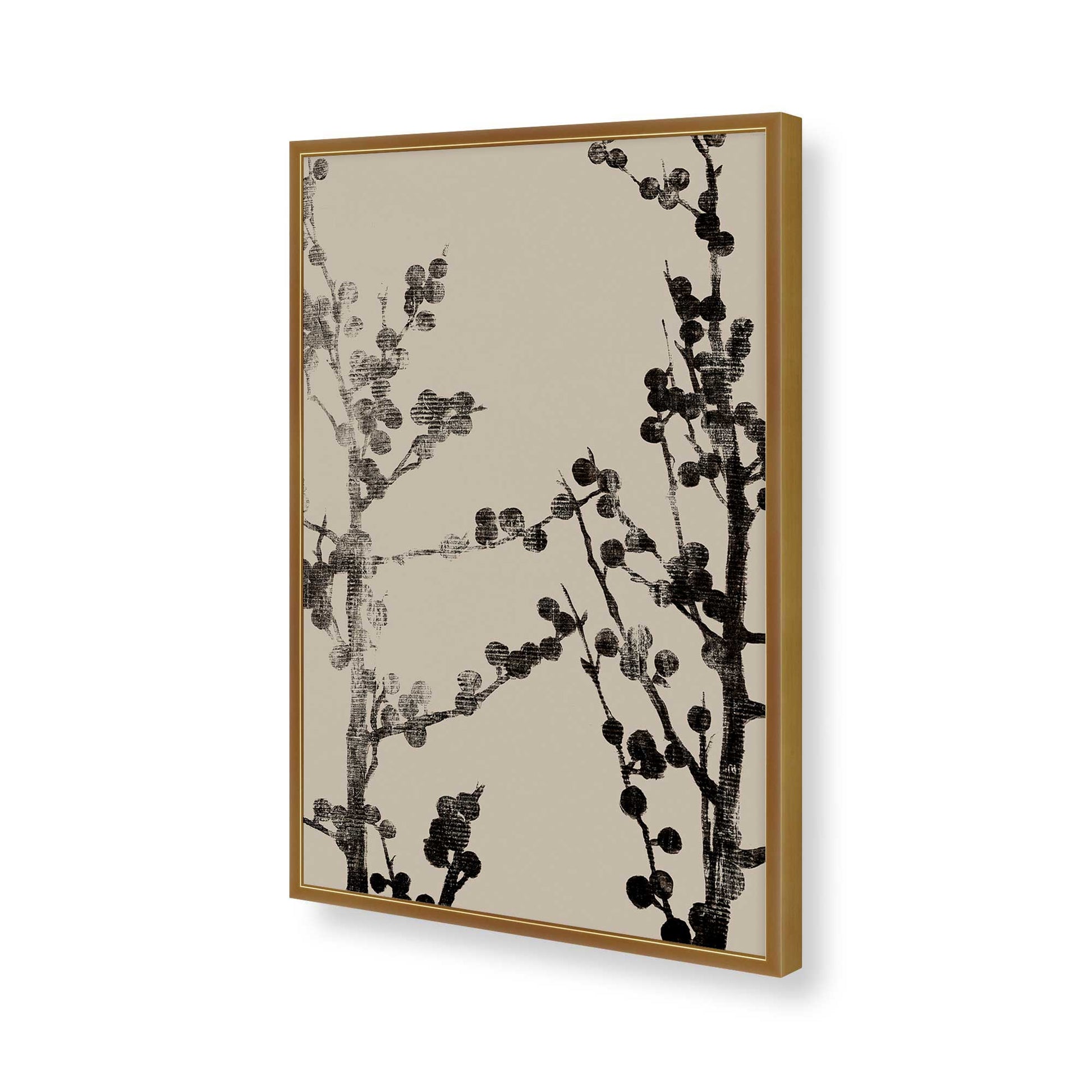 [Color:Polished Gold], Picture of art in a Polished Gold frame of the corner