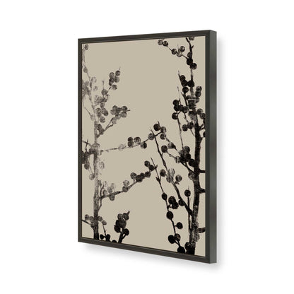 [Color:Satin Black], Picture of art in a Satin Black frame of the corner
