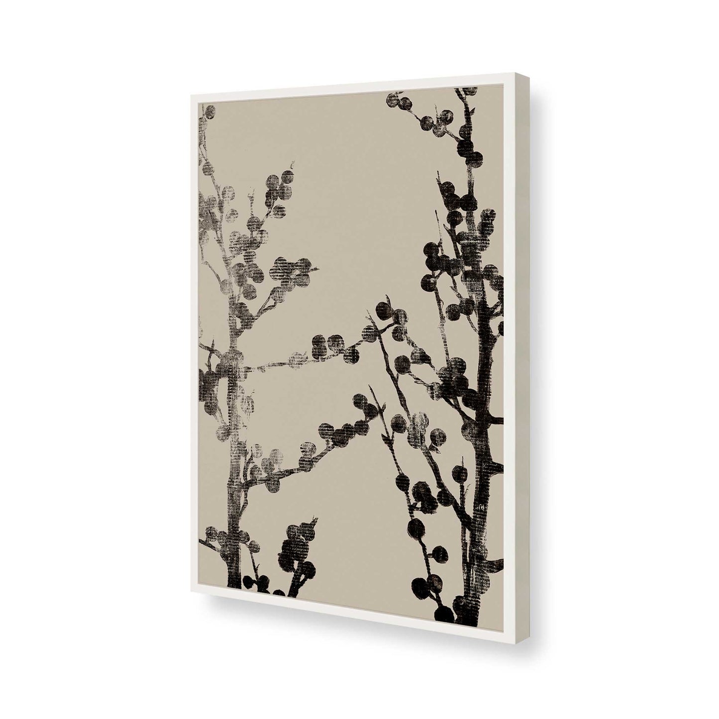 [Color:Opaque White], Picture of art in a Opaque White frame of the corner