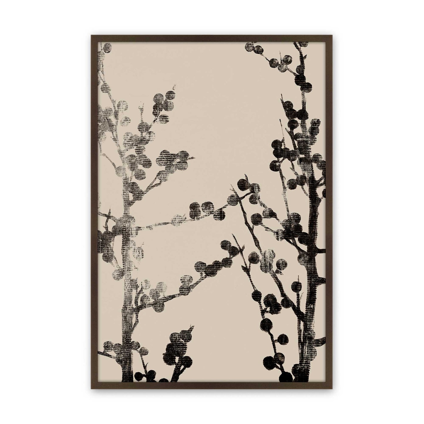 [Color:Brown], Picture of art in a Brown frame
