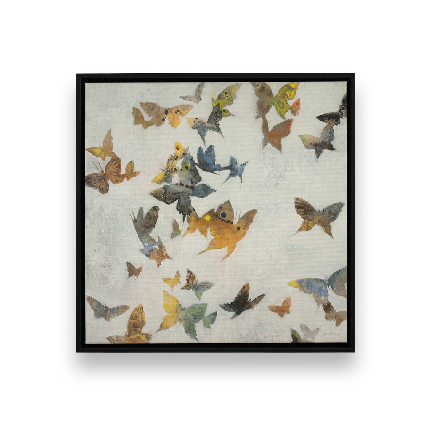 [Color:Satin Black], Picture of art in a Satin Black frame