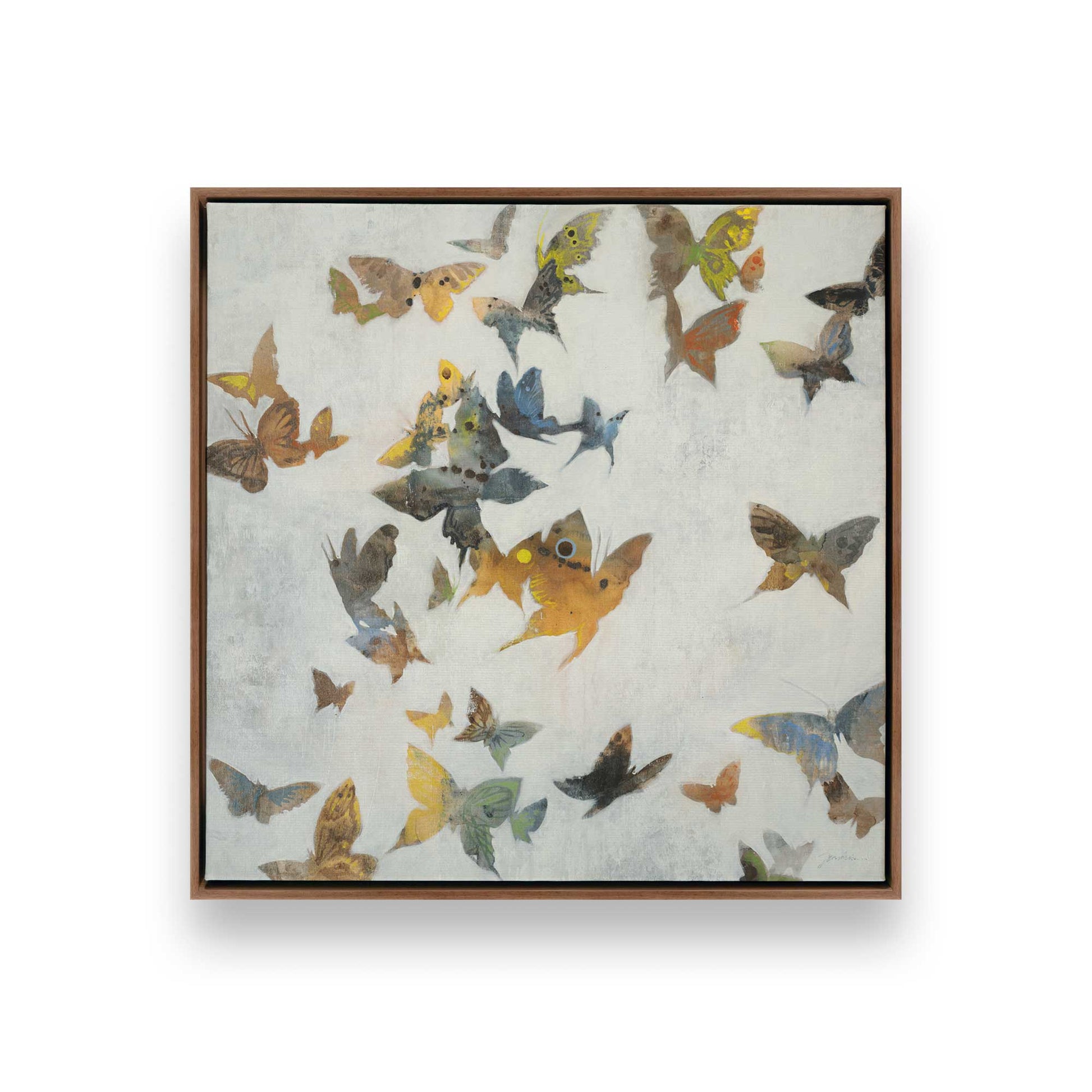 [Color:Walnut], Picture of art in a Walnut frame