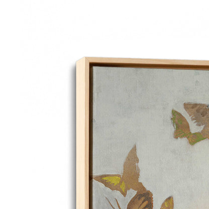 [Color:American Maple], Picture of art in a American Maple frame at an angle