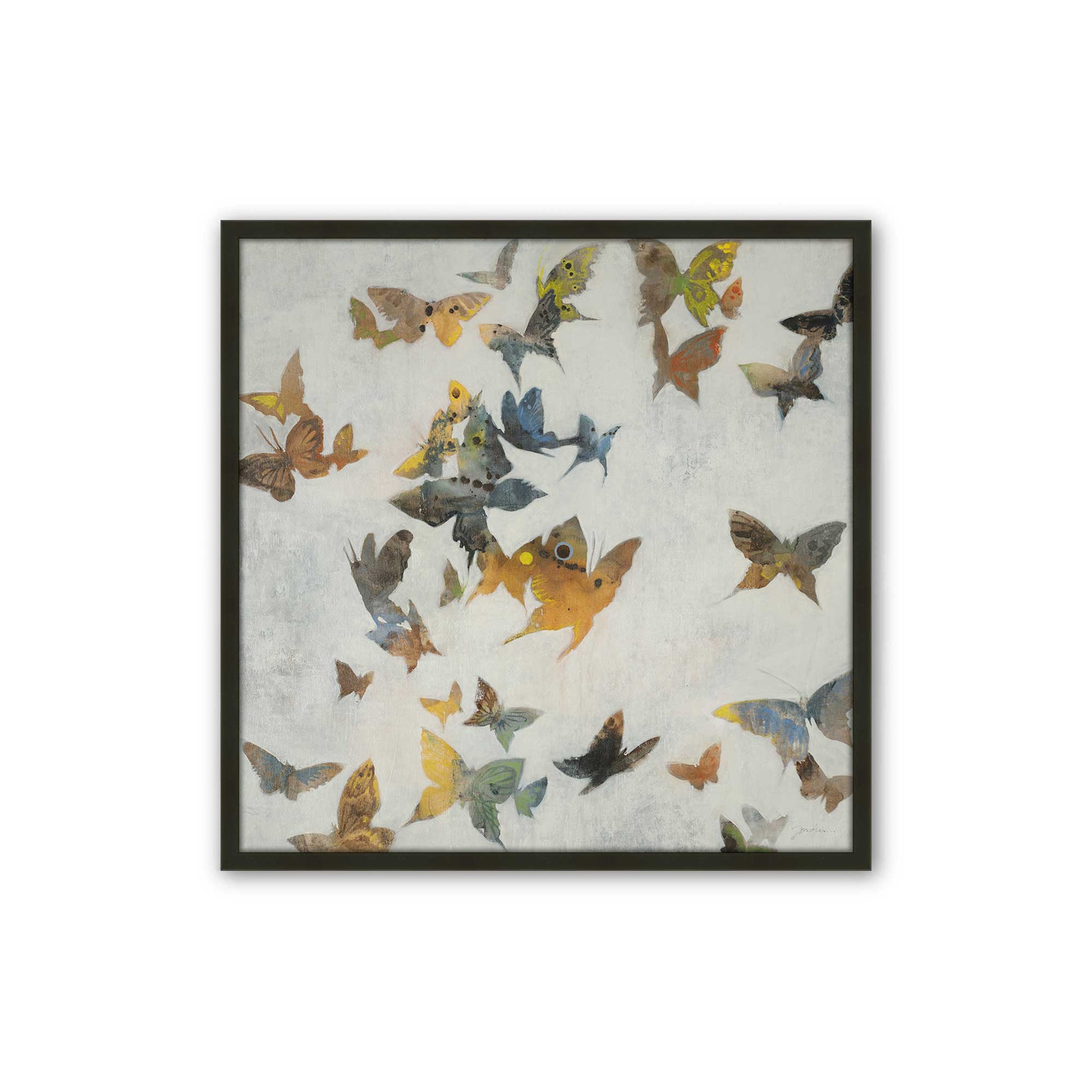 [Color:Satin Black], Picture of art in a Satin Black frame