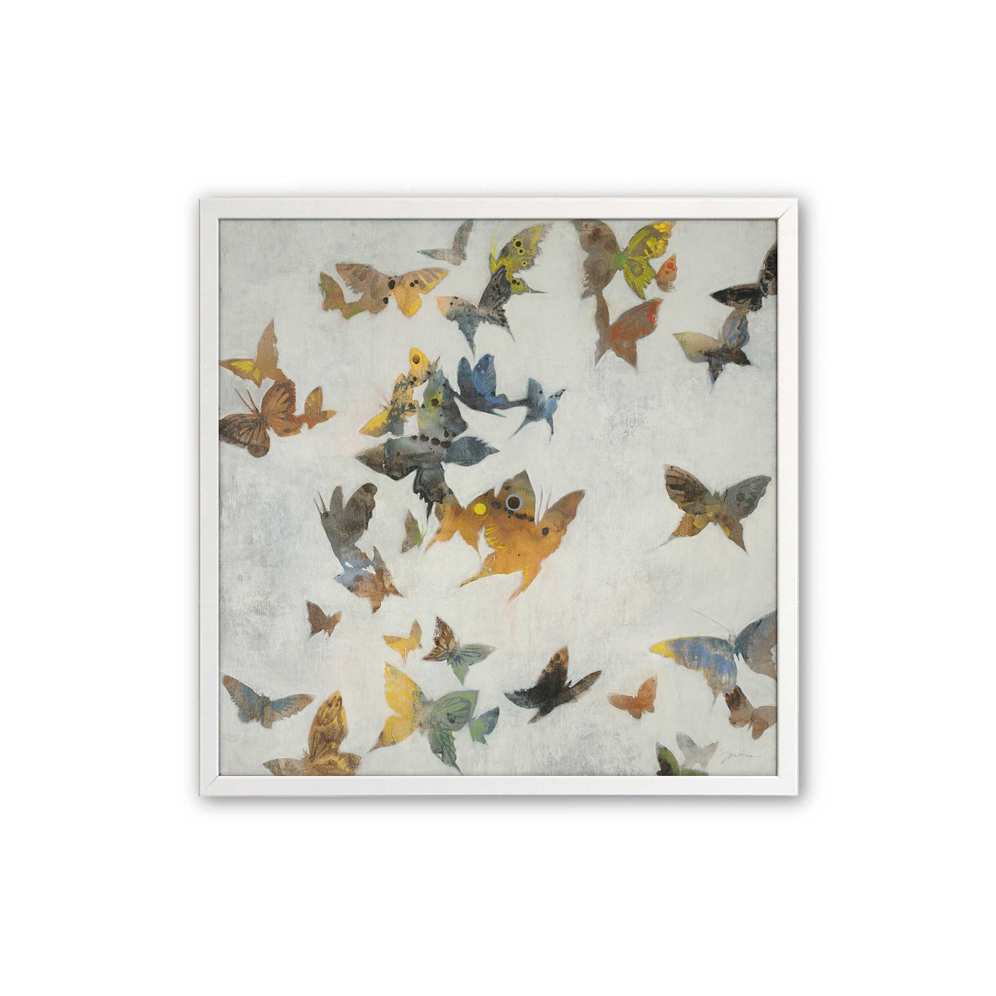 [Color:Opaque White], Picture of art in a Opaque White frame
