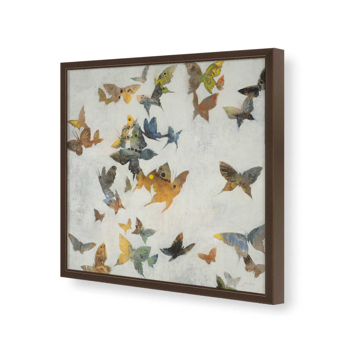[Color:Espresso], Picture of art in a Espresso frame of the corner