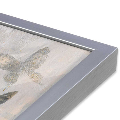 [Color:Polished Chrome], Picture of art in a Polished Chrome frame at an angle
