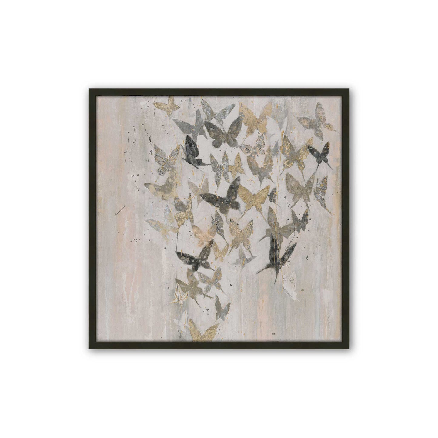 [Color:Satin Black], Picture of art in a Satin Black frame