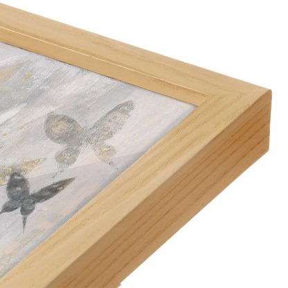 [Color:American Maple], Picture of art in a American Maple frame at an angle