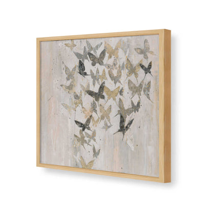[Color:American Maple], Picture of art in a American Maple frame of the corner