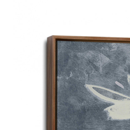 [Color:Walnut], Picture of art in a Walnut frame at an angle