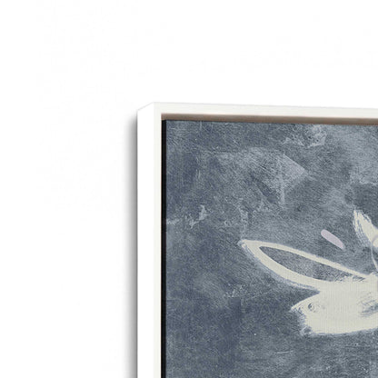 [Color:Opaque White], Picture of art in a White frame at an angle