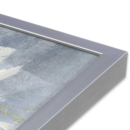 [Color:Polished Chrome], Picture of art in a Polished Chrome frame at an angle