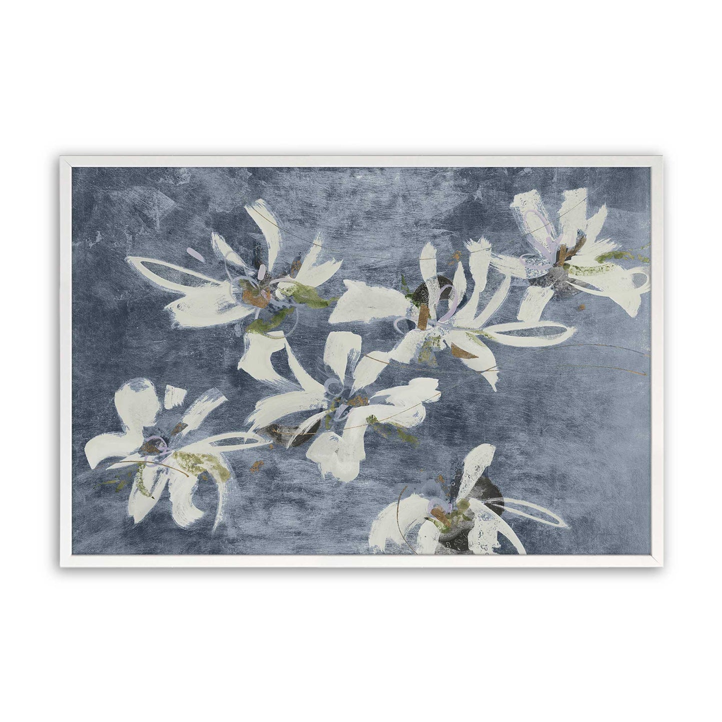 [Color:Opaque White], Picture of art in a Opaque White frame