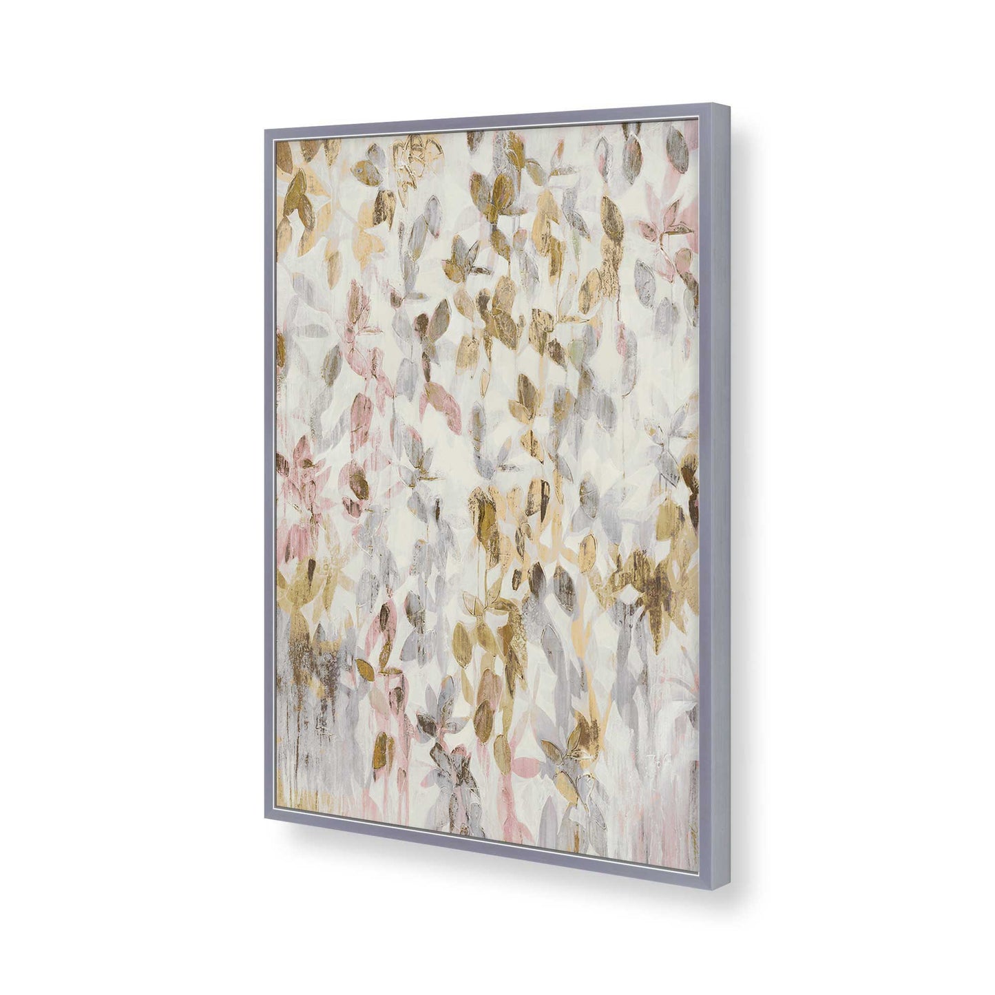 [Color:Polished Chrome], Picture of art in a Polished Chrome frame of the corner