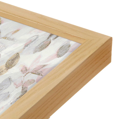[Color:American Maple], Picture of art in a American Maple frame at an angle