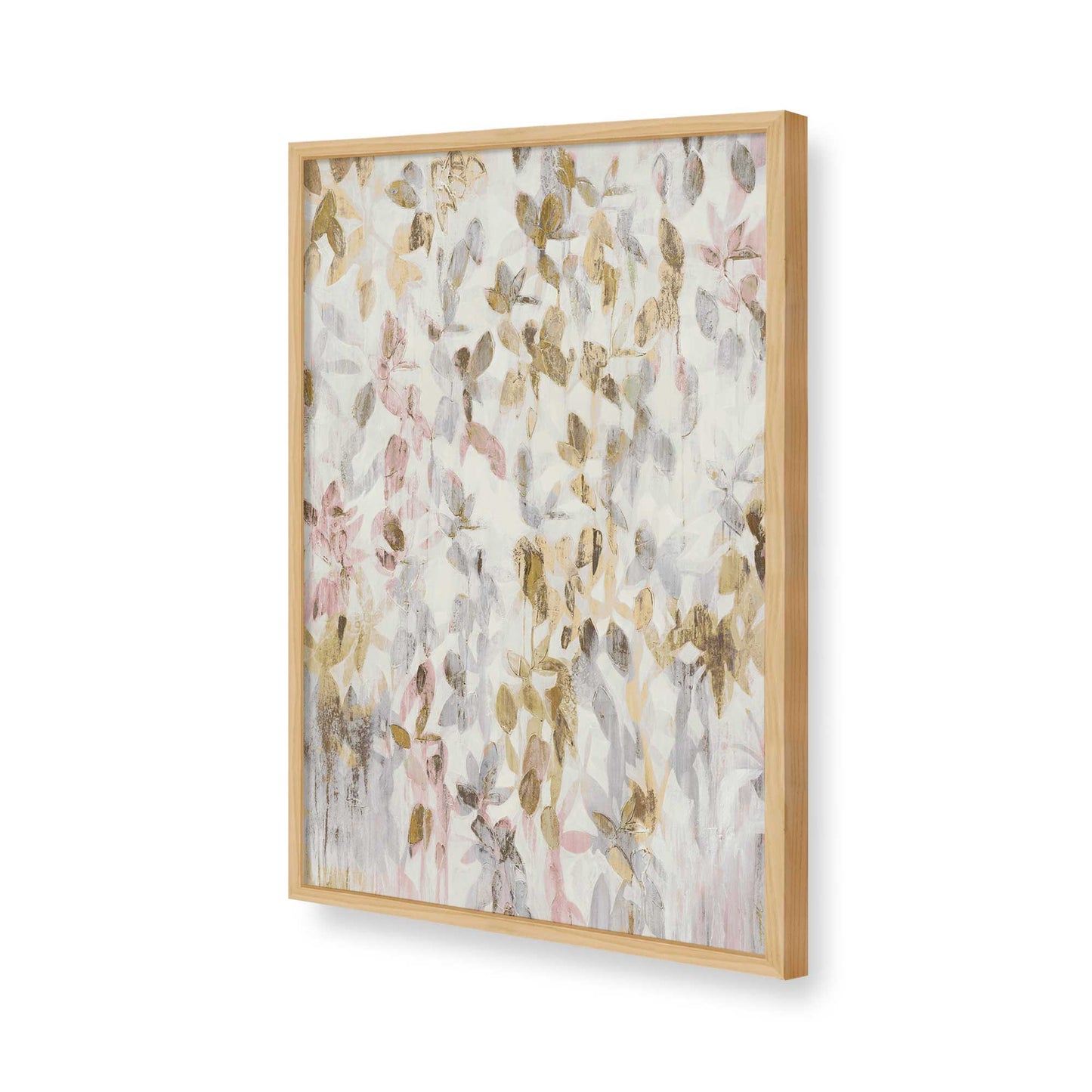 [Color:American Maple], Picture of art in a American Maple frame of the corner