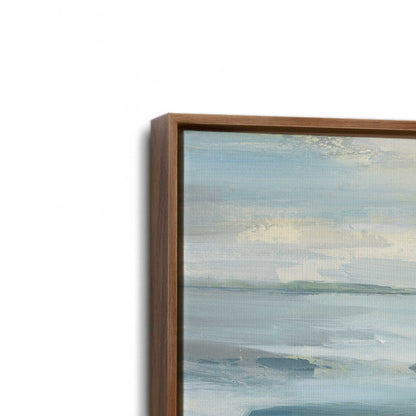 [Color:Walnut], Picture of art in a Walnut frame at an angle