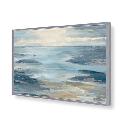 [Color:Polished Chrome], Picture of art in a Polished Chrome frame of the corner