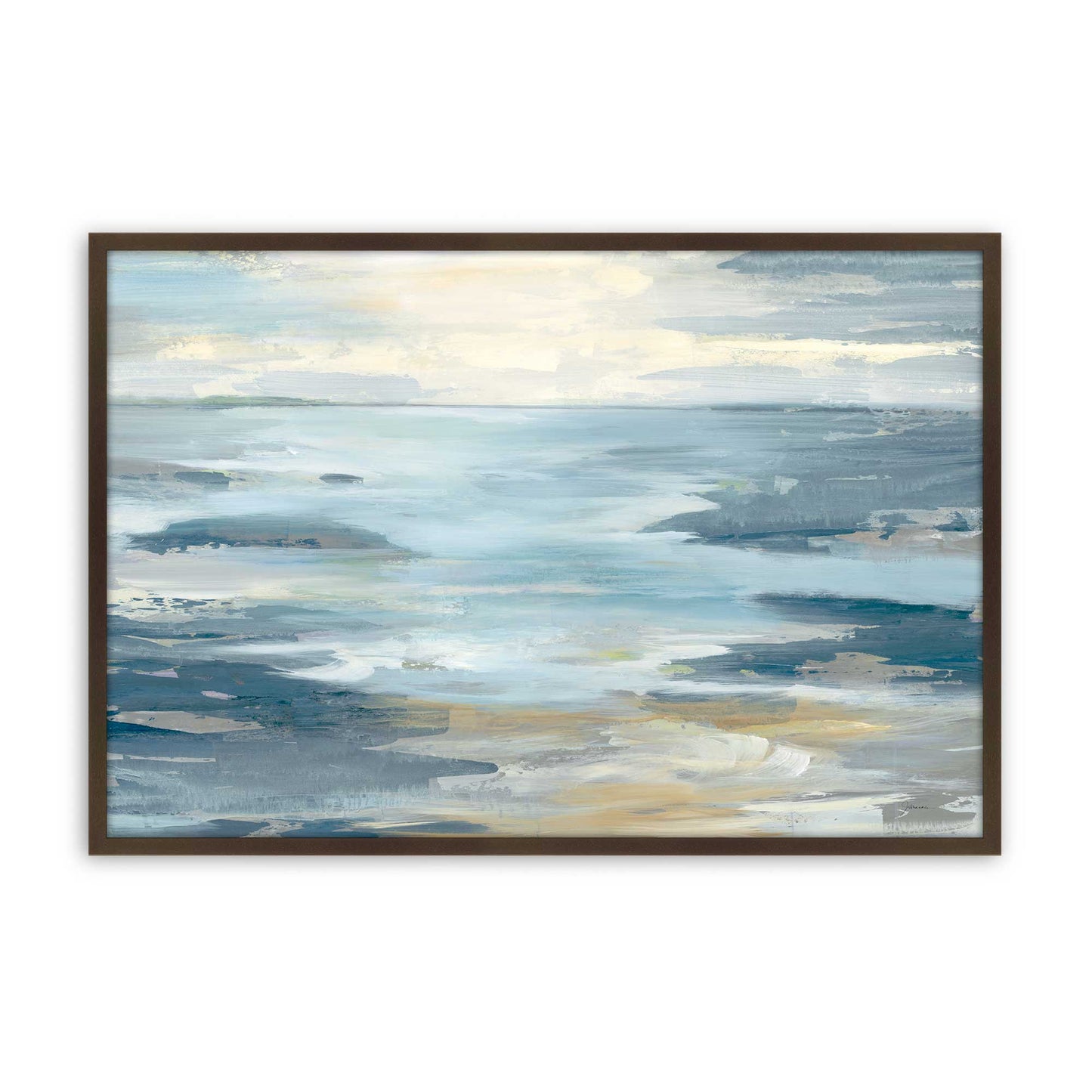 [Color:Brown], Picture of art in a Brown frame