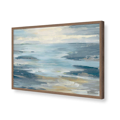 [Color:Walnut], Picture of art in a Walnut frame of the corner