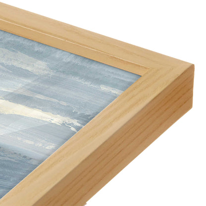 [Color:American Maple], Picture of art in a American Maple frame at an angle