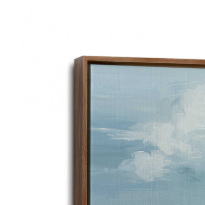 [Color:Walnut], Picture of art in a Walnut frame at an angle