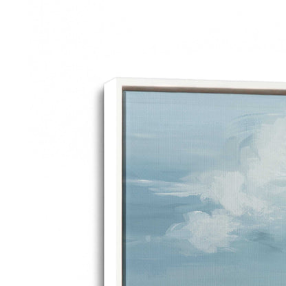 [Color:Opaque White], Picture of art in a White frame at an angle