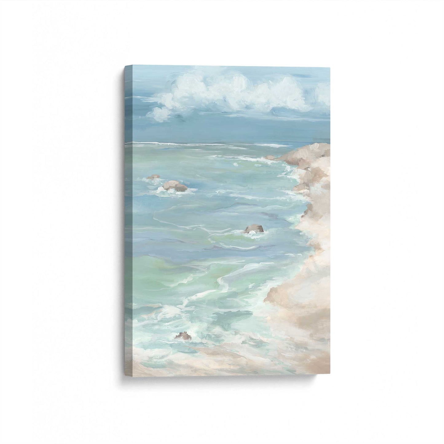 [Color:Stretched Canvas], Picture of art at an angle