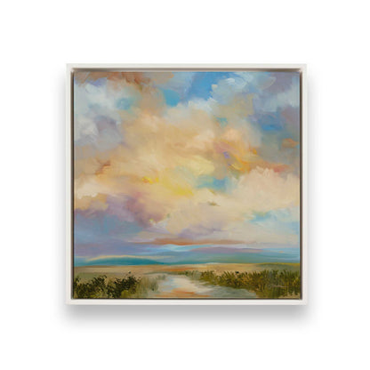 [Color:Opaque White], Picture of art in a White frame