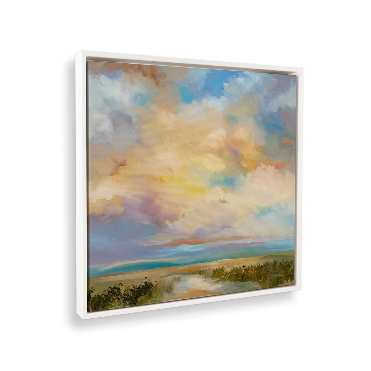 [Color:Opaque White], Picture of the corner of the art
