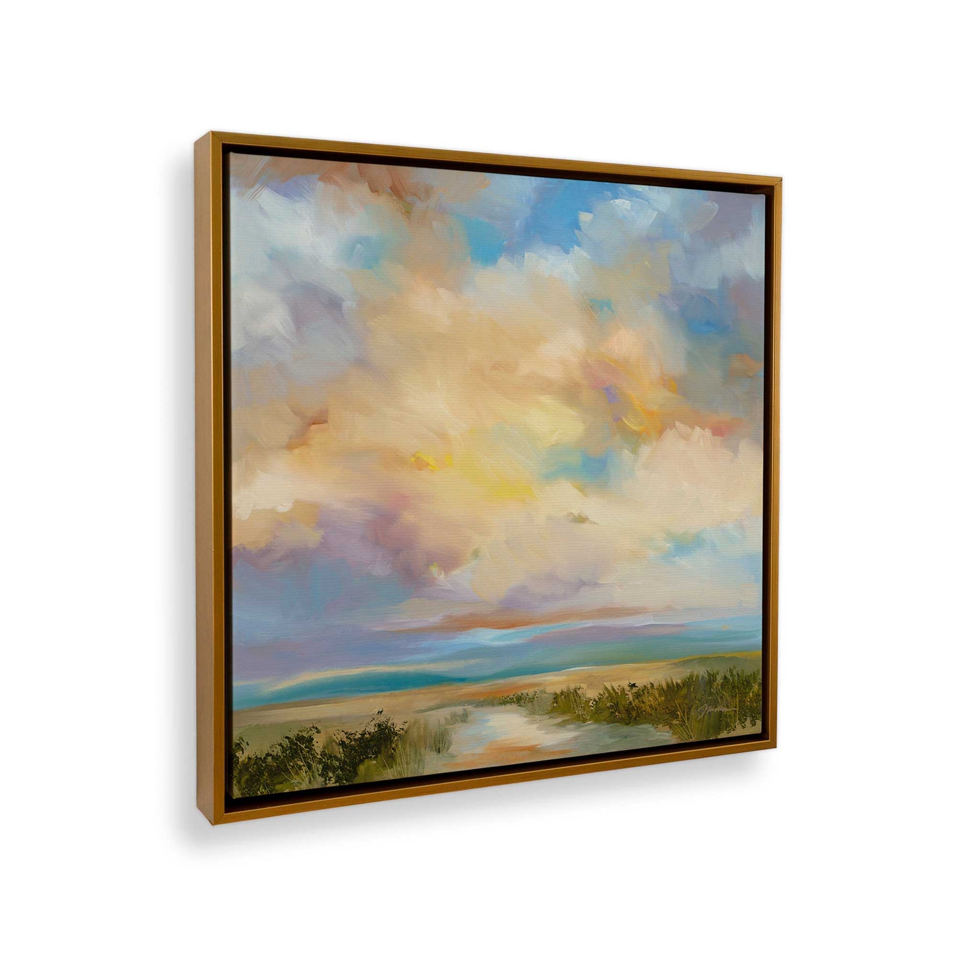 [Color:Polished Gold], Picture of the corner of the art